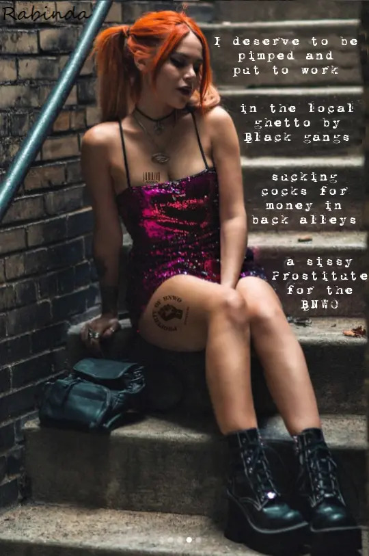 ~Pimp Me Daddy !~♠~Put Me To Work In A Downtown Ghetto Back Alley !~♠~It's What I Deserve Ya Know !~ ♠️ Ghetto Whore For BNWO™ inc.♠️